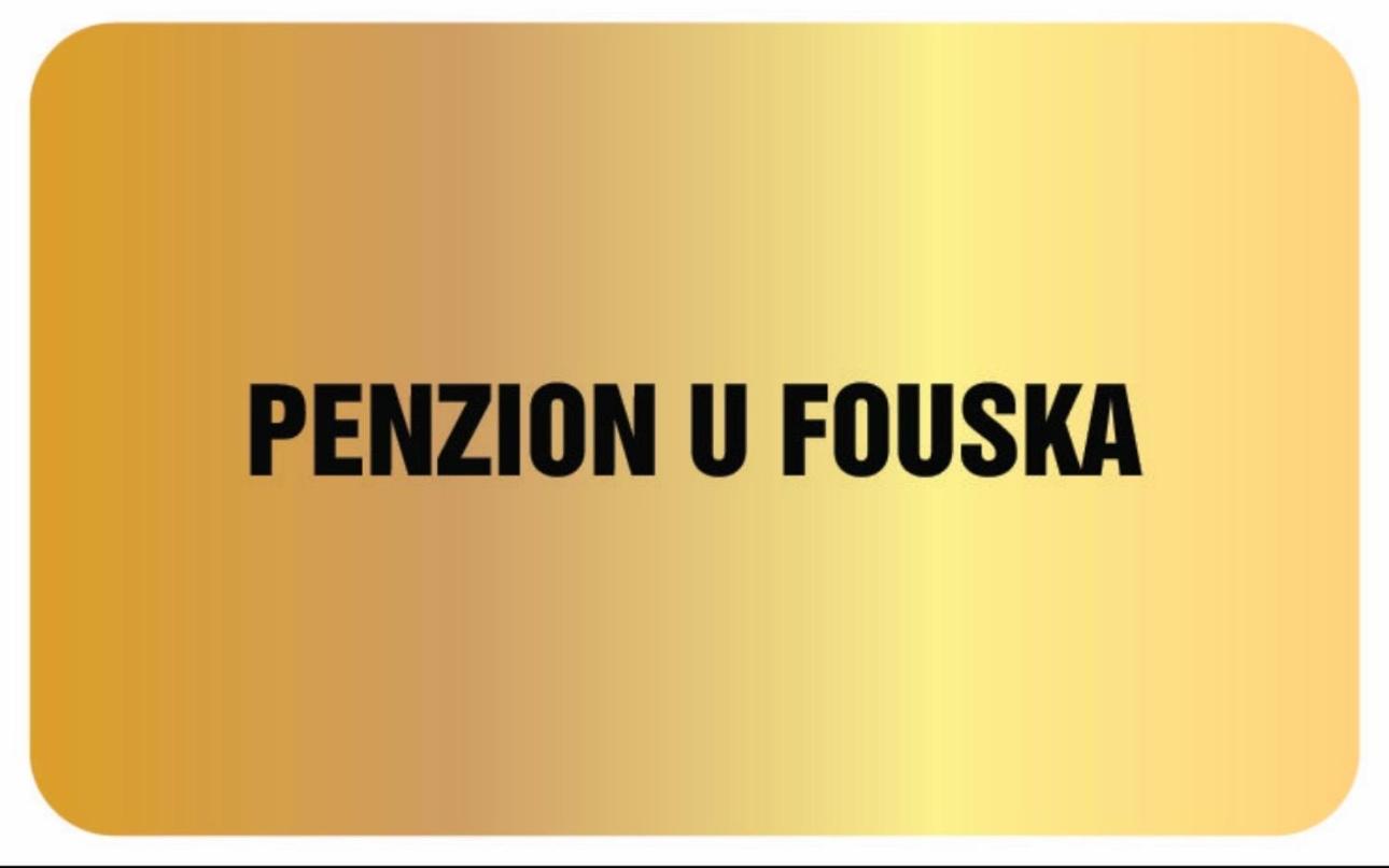 Penzion U Fouska Chodov (Karlovy Vary) Exterior foto